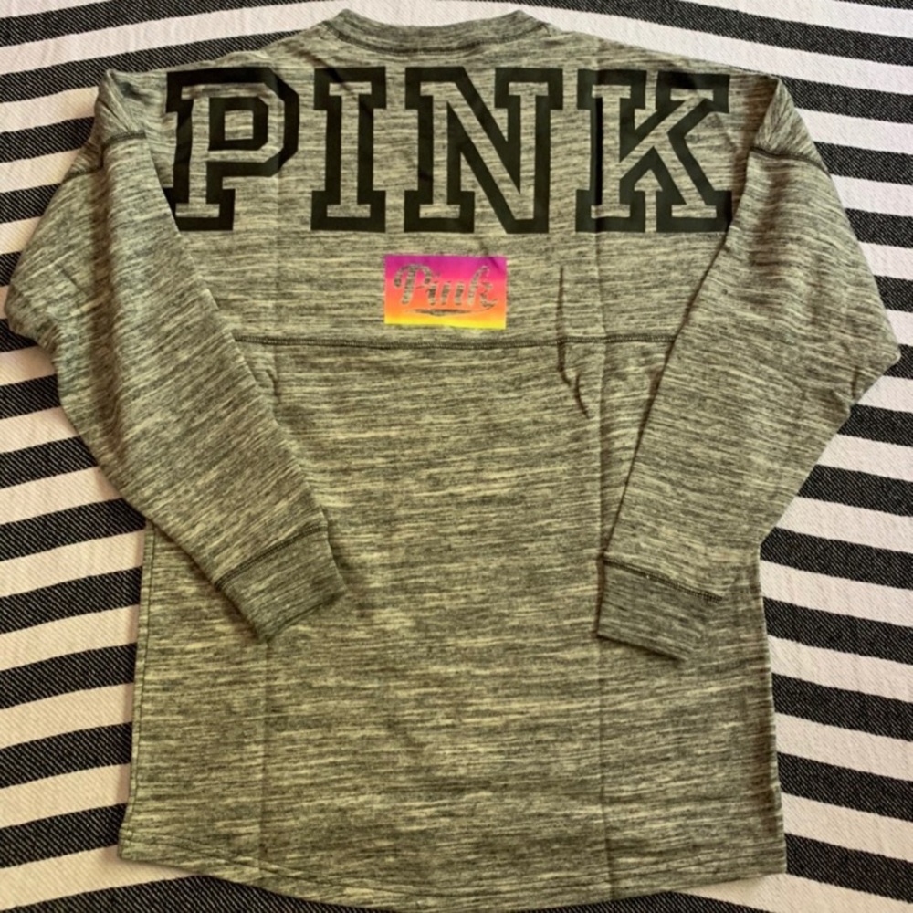 Vs Pink Ombré Crewneck Sweater